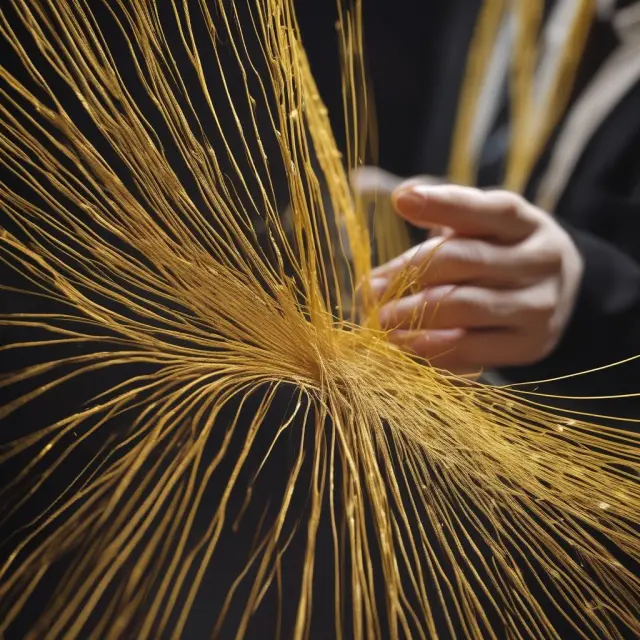 Golden threads represent alternative compensation models intertwined, symbolizing intermediary