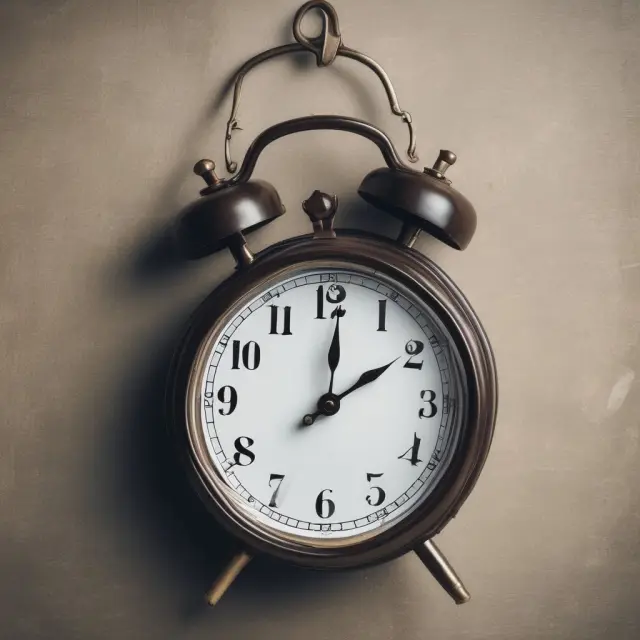 A clock symbolizing FINRA BrokerCheck, with the hands moving towards 