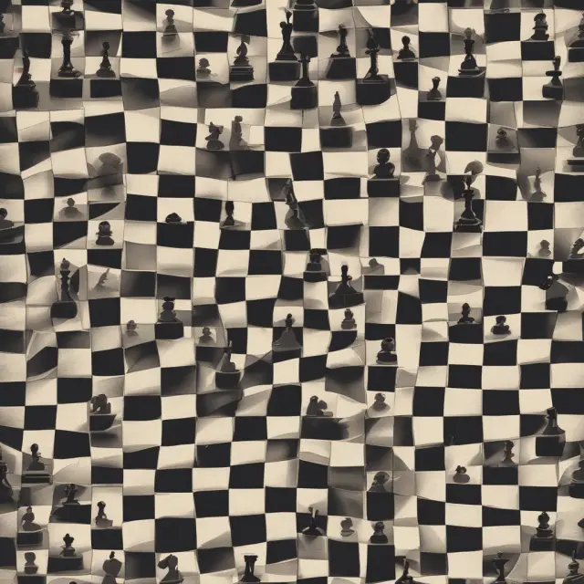 A FINRA regulator stands atop a chessboard, overseeing fines, suspensions, expulsions, and referrals with an eagle eye.