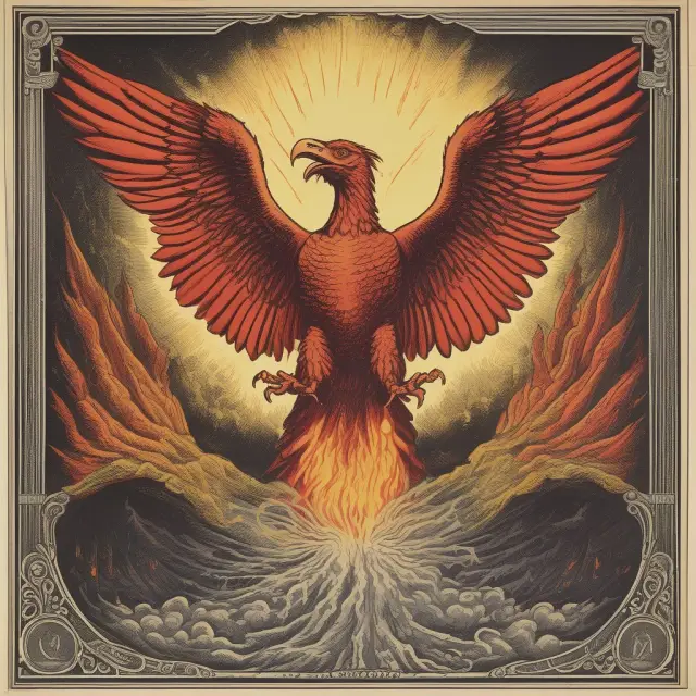Image of FDR symbolizing fiscal policy with a phoenix rising from flames, while the Federal Reserve is depicted as waves of interest rates