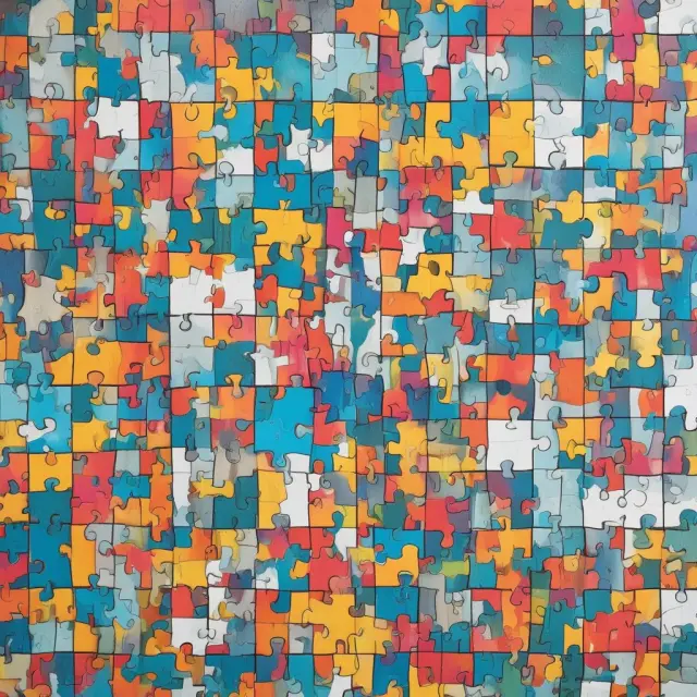 Image of a jigsaw puzzle with pieces representing grants, donations, and fiscal sponsorship fitting together around a nonprofit