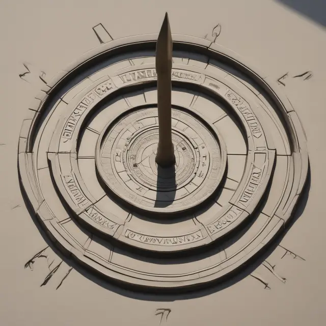 Sundial illustrating various fiscal year-ends aligning with industry cycles for accurate financial reporting.