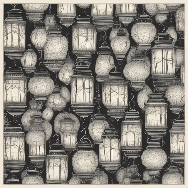 A collection of enlightening lanterns symbolizing answers to frequently asked questions about fiscal year-ends
