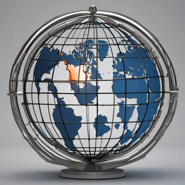 A Fitch Ratings globe displaying sovereign nations with varying creditworthiness represented by different ratings.