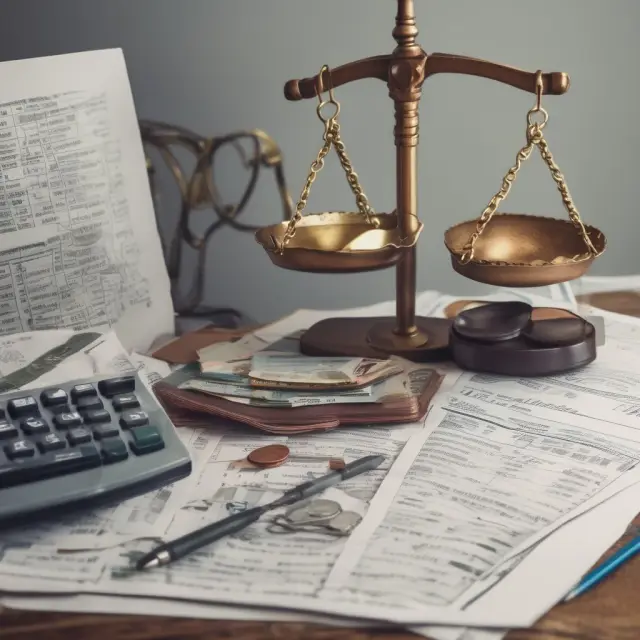 A balanced scale illustrating income verification documents, with W-2s, pay stubs, bank statements, and tax returns stacked on each side.