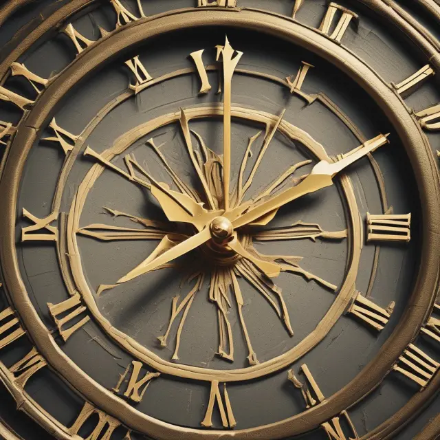 Golden clock hands ticking on an open Roth IRA book, illustrating the five-year rule concept.