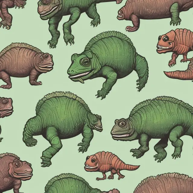 Image of chameleons representing various industries with varying fixed asset turnover ratios