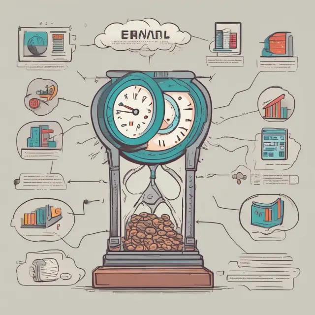 Imagery of fixed capital assets transforming from a solid investment into depreciating assets, symbolizing the process of recording financial depreciation over time