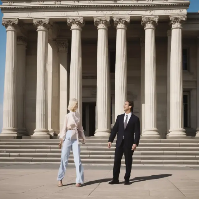 Five sturdy pillars symbolizing leading fixed annuity providers, signifying financial strength and stability.