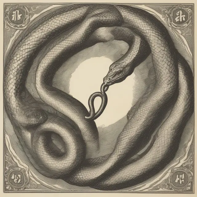 Image of two intertwined snakes representing official and parallel exchange rates