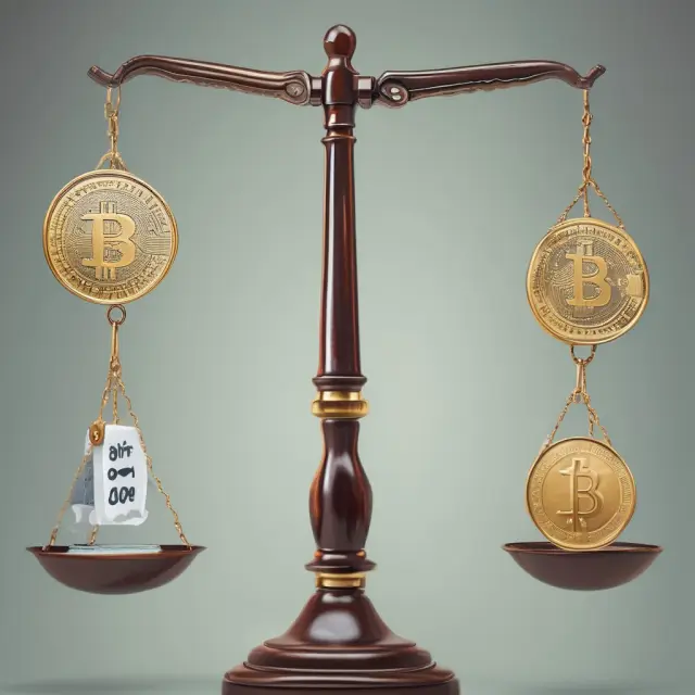 An image of a balanced scale with fixed (represented by a stone block) and flexible (represented by a balance) exchange rates, illustrating the choice between stability and flexibility