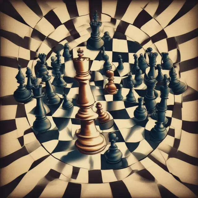 Price-fixing kings collaborating around a price scale