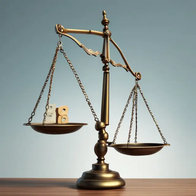 Scales with bond symbols balanced, symbolizing flat bonds and equal clean prices