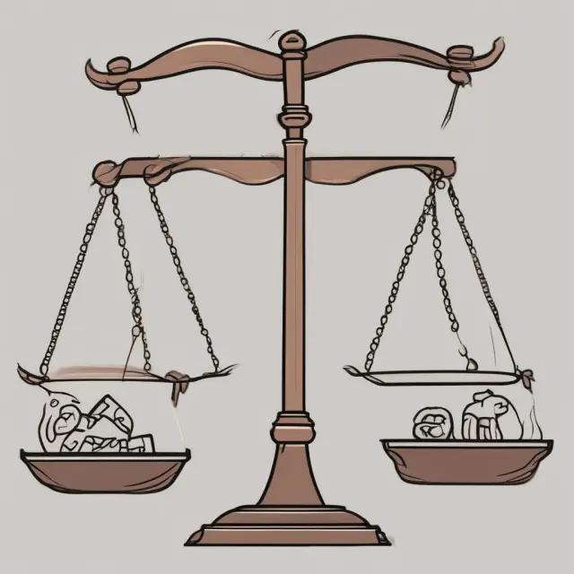 A balance scale with flat, progressive, and regressive tax structures symbolizing fairness in taxation