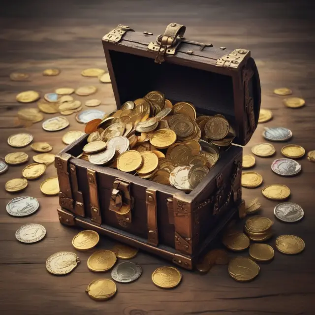 Golden coins and eligibility badges represent the setup of a flexible spending account (FSA).