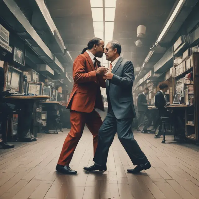 Floor traders in dynamic dance with market makers, generating profit and maintaining liquidity.