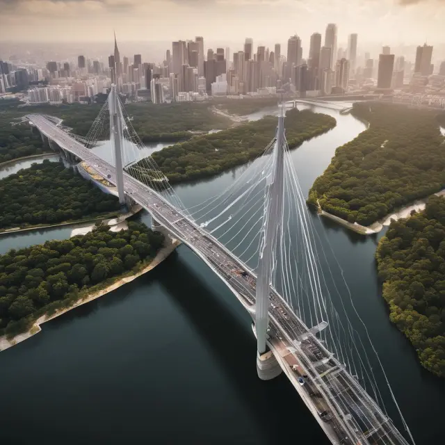 An image of a bridge connecting two lands, symbolizing the transition of a private company going public via an Initial Public Offering (IPO)