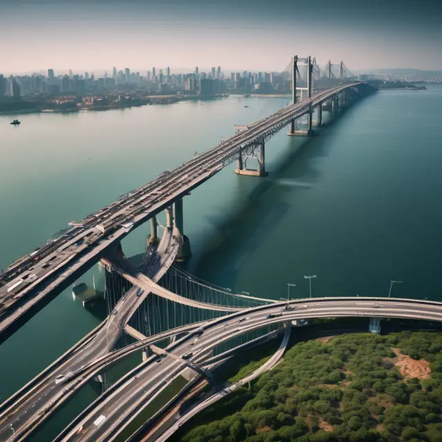 An image of a bridge connecting two continents illustrating the concept of Free on Board (FOB) agreements in international trade.