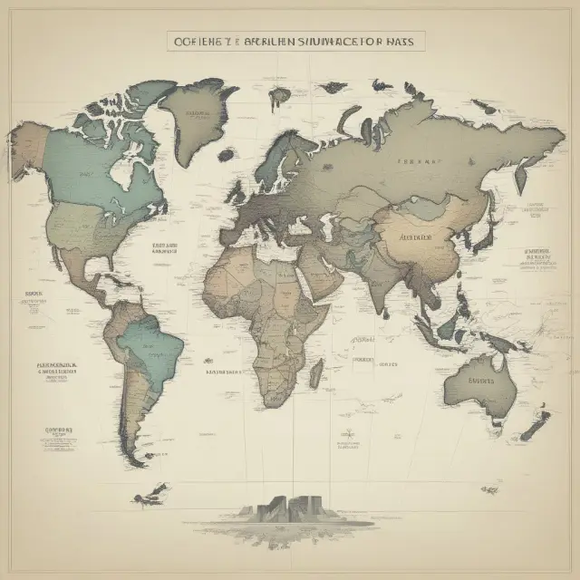 A dynamic globe with interconnected streams representing capital flows between countries, highlighting the importance of comparing flow of funds data for global investing.