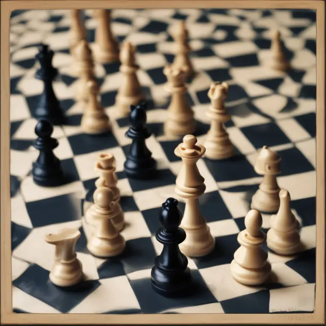 Trader strategically using Fill or Kill orders on a chessboard to execute transactions efficiently and manage risk.