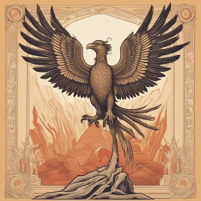 Phoenix bird emerging from an IPO background, illustrating the concept of follow-on offerings