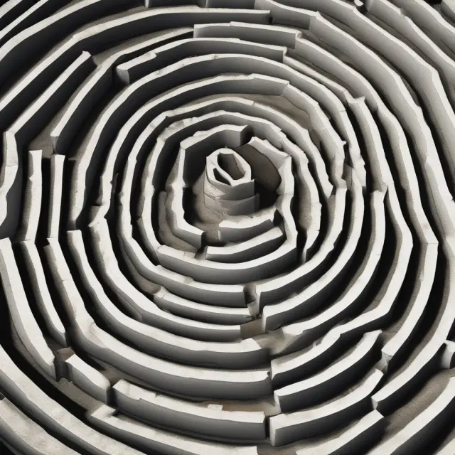 A person wading through a maze of options, representing various methods for avoiding foreclosure