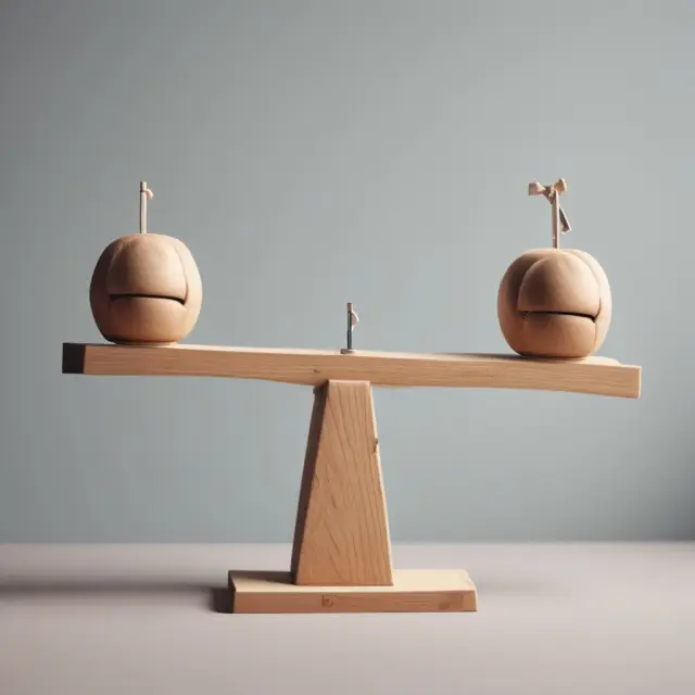 Seesaw representing Form 8938 filing thresholds: single vs. married, US residents vs. abroad