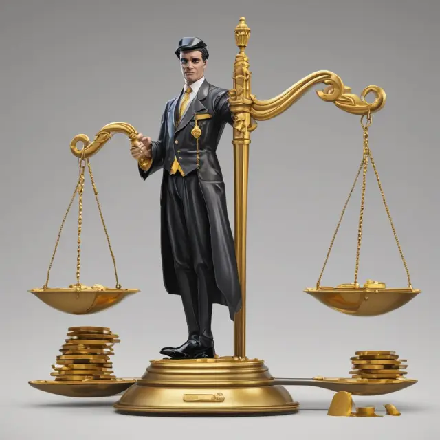 An image of a scale balanced between gold coins and clear records, symbolizing transparency in business dealings as required by the Foreign Corrupt Practices Act (FCPA).