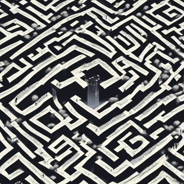 An institutional investor holding a map explores an intricate maze, navigating through various international anti-corruption laws while being guided by FCPA best practices