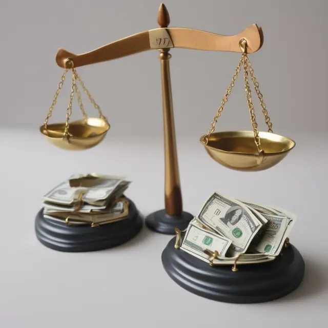 Visual representation of comparing the benefits of using Foreign Tax Credits or the Foreign Earned Income Exclusion as an American expat, with two scales weighing their respective advantages.