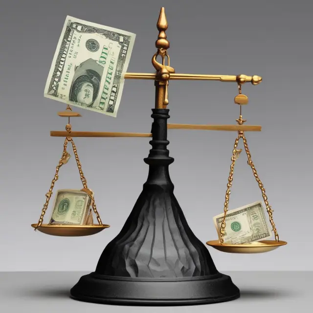 Scale with U.S. dollars and foreign currencies representing the calculation of Foreign Tax Credit.