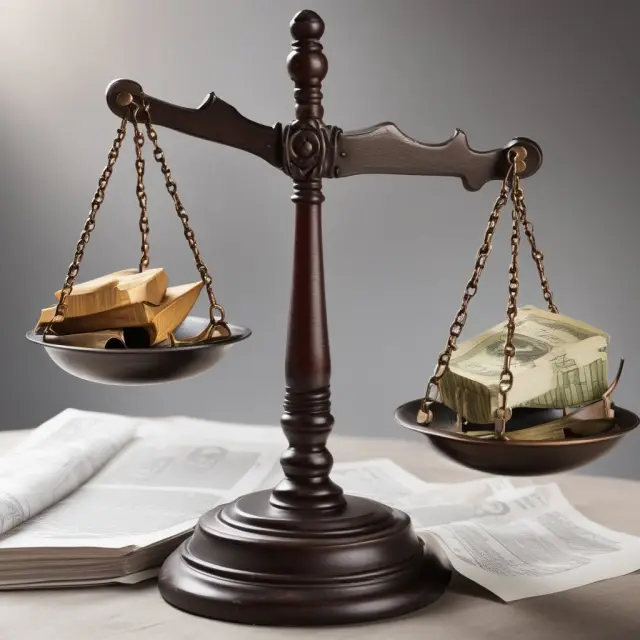 Balanced scales represent U.S. and foreign tax liabilities, with the lesser side determining the limit for the foreign tax credit