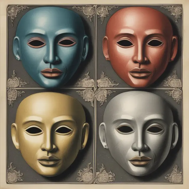 Three masks depicting Transaction Risk (transaction_risk), Translation Risk (translation_risk), and Economic Risk (economic_risk) in an increasingly globalized economy.