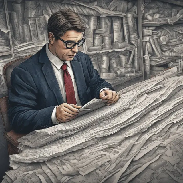 An image of a forensic accountant examining a computer screen displaying advanced analysis tools and software, symbolizing the integration of technology for unveiling financial truths