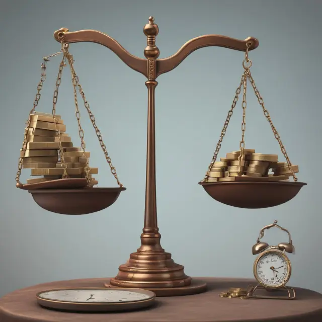 A balancing scale with a forex broker and platform on either side, illustrating the importance of careful selection for successful trading.