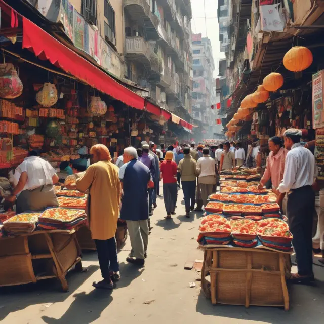 A vibrant marketplace filled with currency pairs trading alongside traders and global financial centers