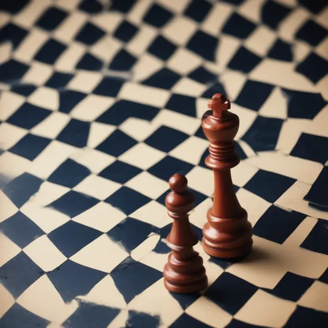 Board members strategizing around a chess set of forfeited shares, symbolizing the power to determine reissue prices