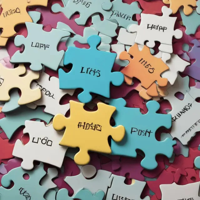A Form 1065 jigsaw puzzle being assembled with pieces representing revenues, expenses, gains, losses, Schedule K-1, and partnership income reporting.