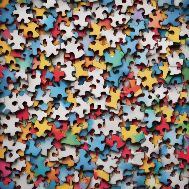 A jigsaw puzzle with three parts representing Form 1095-C