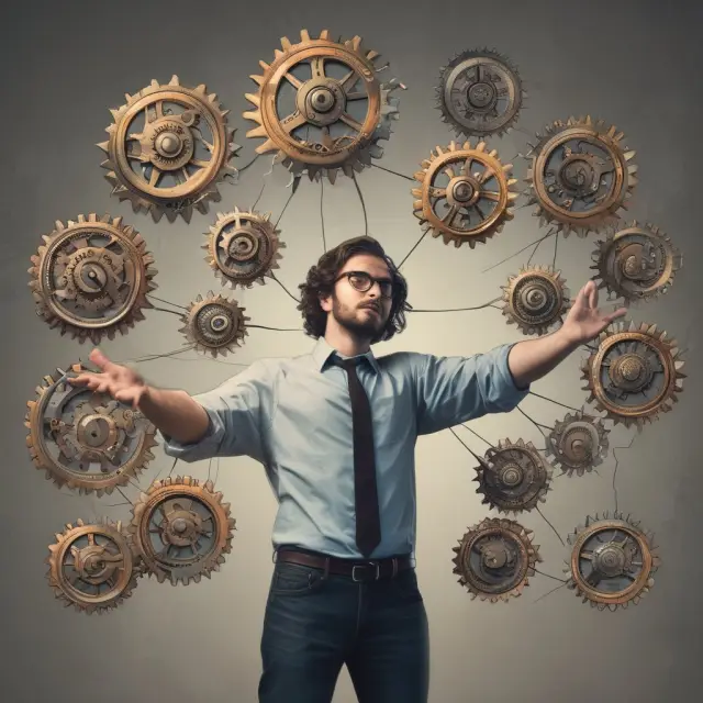 An ALE navigates challenges in Form 1095-C reporting by managing workforce sizes, meeting deadlines, and correcting errors on a complex network of gears.