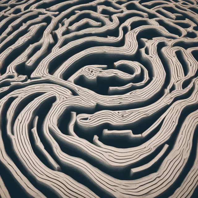 Self-employed taxpayer navigating a maze, representing various depreciation methods for vehicle expenses