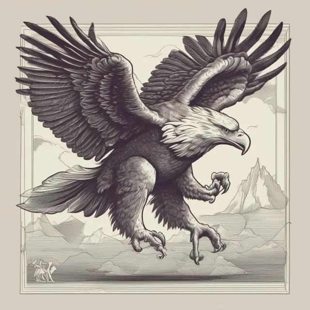 Eagle holding Form 2848 during flight, signifying taxpayer authorization
