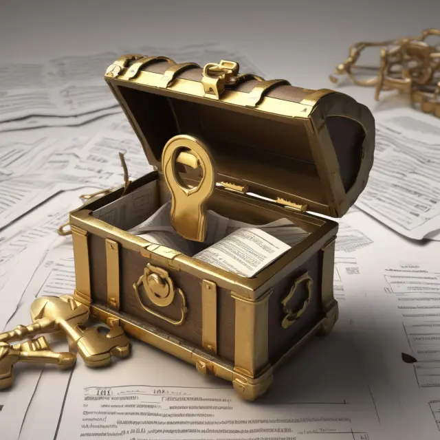 An image of a treasure chest opening to reveal a completed Form 2848, symbolizing the power to represent someone before the IRS