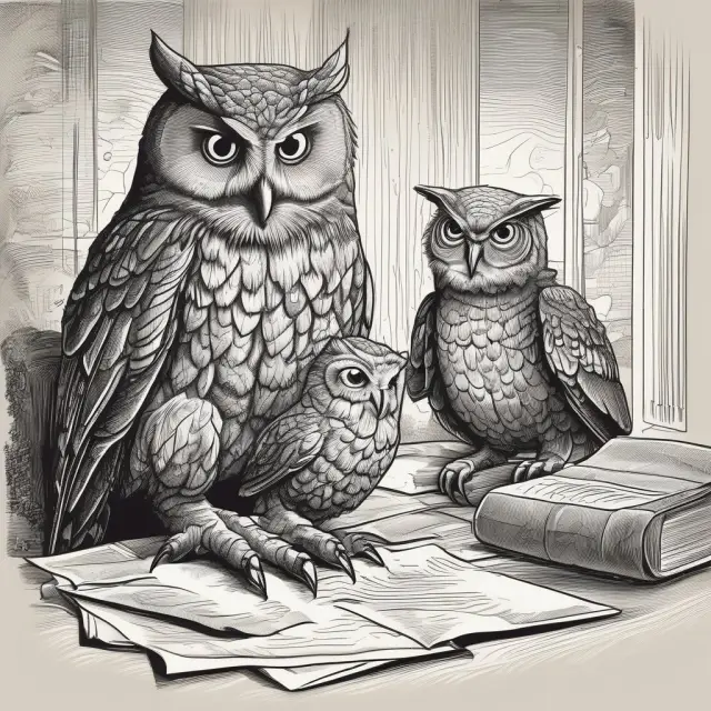 An owl representing the IRS offering insights on Form 4506, transcripts, eligibility, fees, processing times, and alternatives