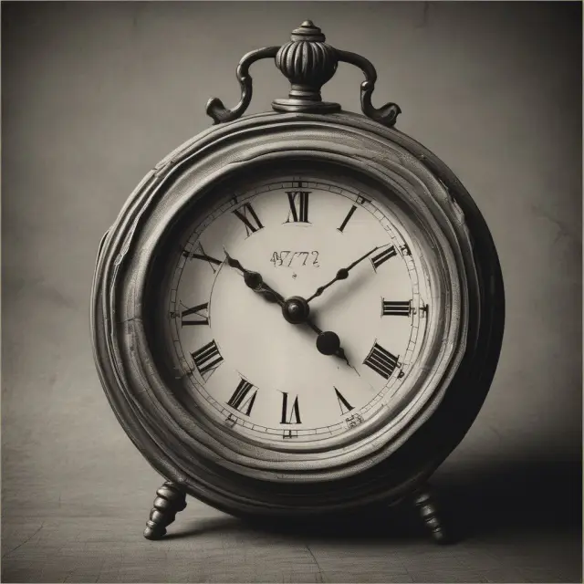 An old clock with a ticking pendulum, emphasizing the urgency to file Form 4797 on time