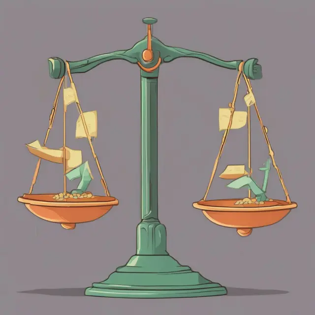 Image of two scales with 