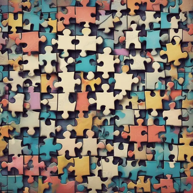 Jigsaw puzzle representing gross profits and contract prices in an installment sale.