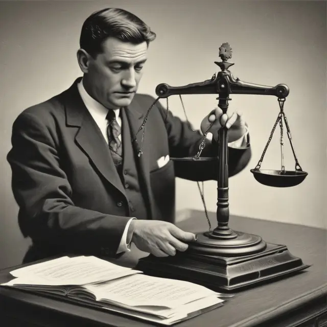 A trader holding Form 6781 while standing on scales, representing the balancing of calculated gains and losses from Section 1256 contracts.
