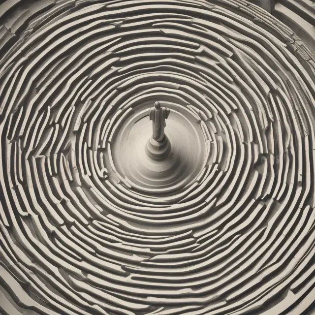 An executor walks through a maze while probate courts appear as guardian angels, helping to manage estate tax returns and estate administration tasks.