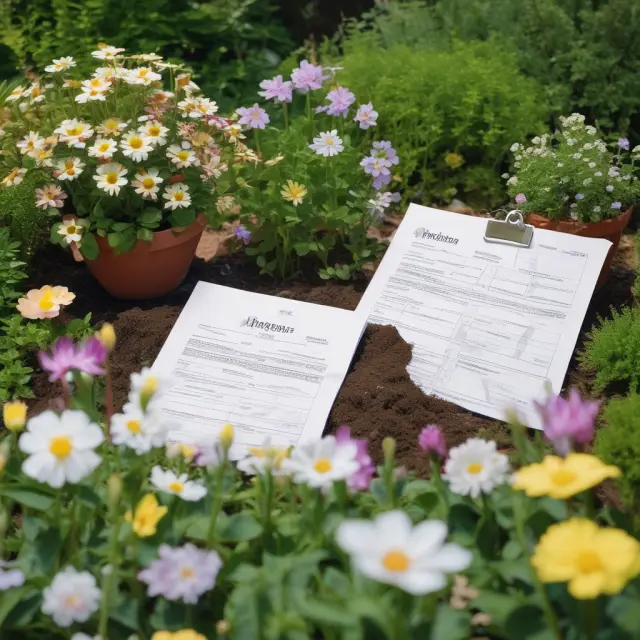 Garden of tax forms with an MCC acting as the gardener, representing Form 8396: Mortgage Interest Credit
